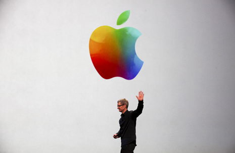 The iPad event in San Francisco.