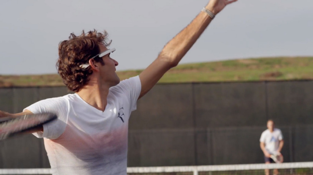 Federer Google Glass (1)