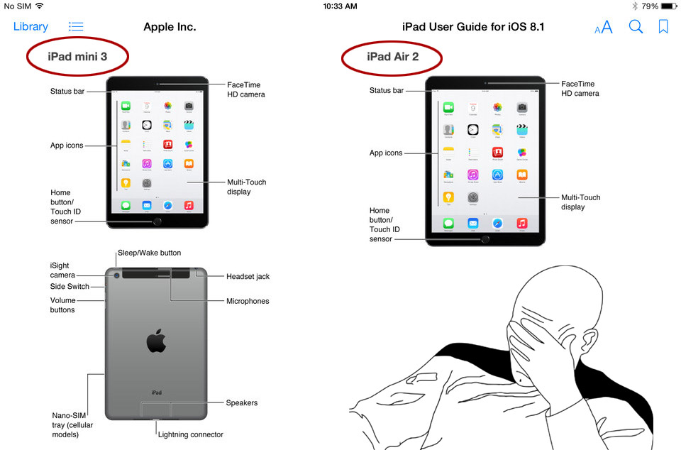 Ipad air 2 leak