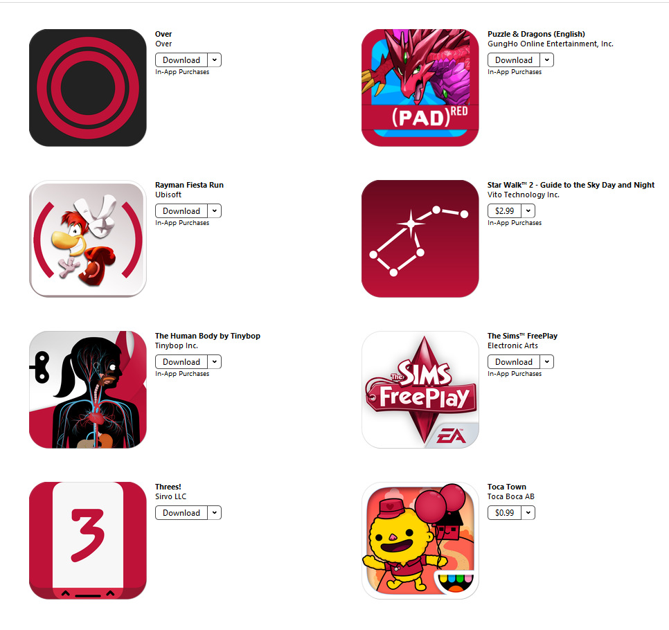 Apps for red (5)