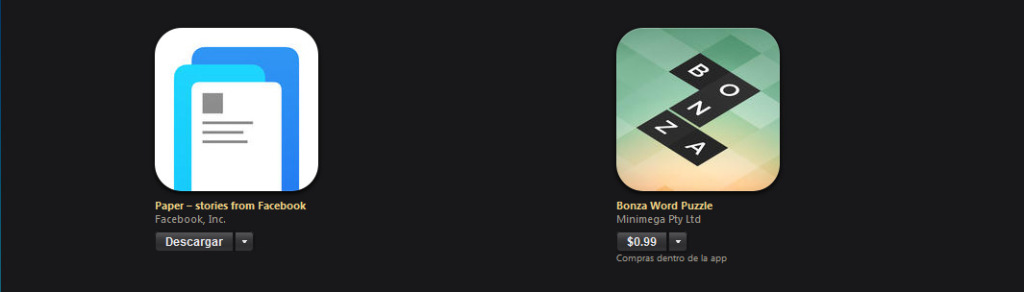 Top apps juegos Apple (1)