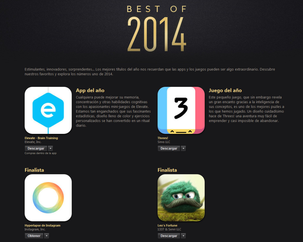 Top apps juegos Apple (2)