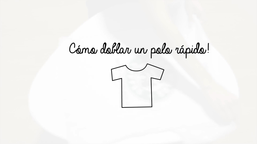 Cómo doblar un polo rápido (3)