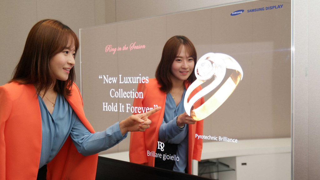 Samsung pantalla espejo invisible tansparente oLED (1)