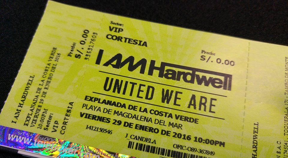 Hardwell entradas