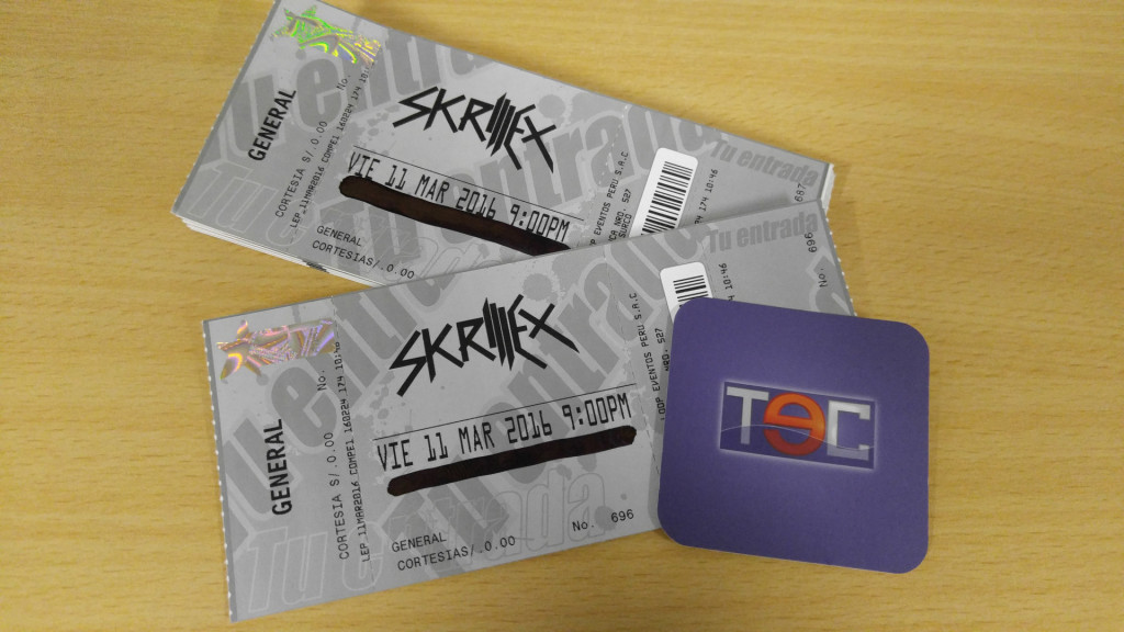 Skirllex entadas sorteo