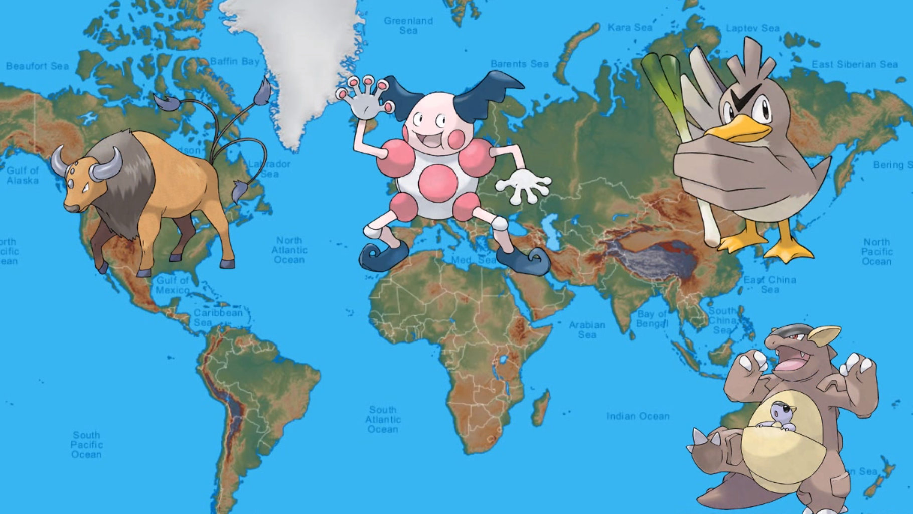 Mapa Pokémon región