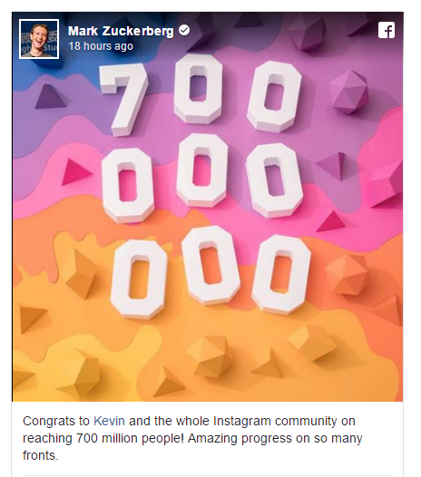 instragram 700 millones