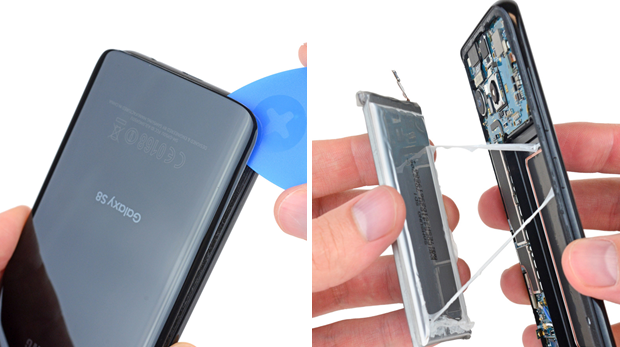 galaxy s8 desarmado