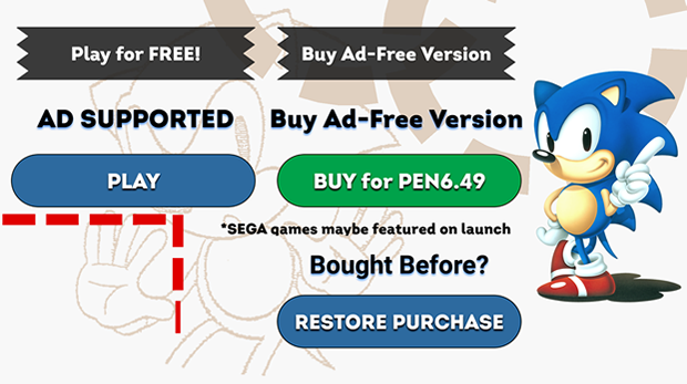 sega forever precio
