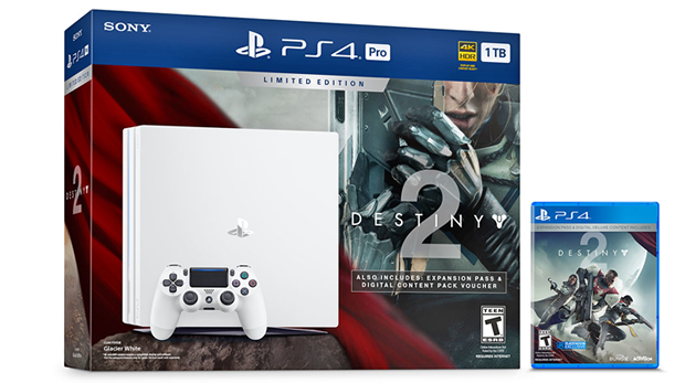 ps4 pro blanca destiny 2