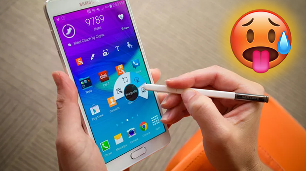 galaxy note 4 recalentamiento