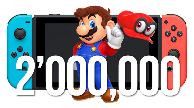 super mario odyssey ventas